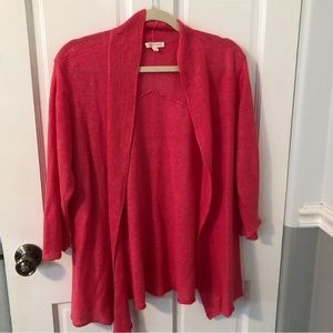 Eileen Fisher women’s size large sweater with 3/4 sleeves.